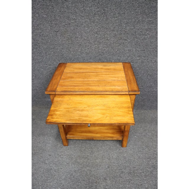 Contemporary Ethan Allen 1 Drawer Nightstand For Sale - Image 3 of 8