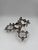 Mid-Century Modern Brutalist Chrome Taper Candleholders by Nagel Stoff for BMF, 1950s, Set of 4 For Sale - Image 4 of 18