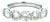 JLJ Five-Stone 2.00 Carat Diamond Platinum Band Ring, Size 6.5 For Sale
