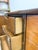 Rare United Furniture MCM Long Dresser Intricate Wood Pulls Vintage Lowboy For Sale - Image 12 of 17