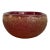 1930s Carlo Scarpa Venini Sommerso Bollicine Murano Attributed Red Gold Leaf Bowl For Sale