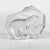 Transparent Handmade Polar Bear Crystal Art Glass Paperweight Magnor of Norway For Sale - Image 8 of 12