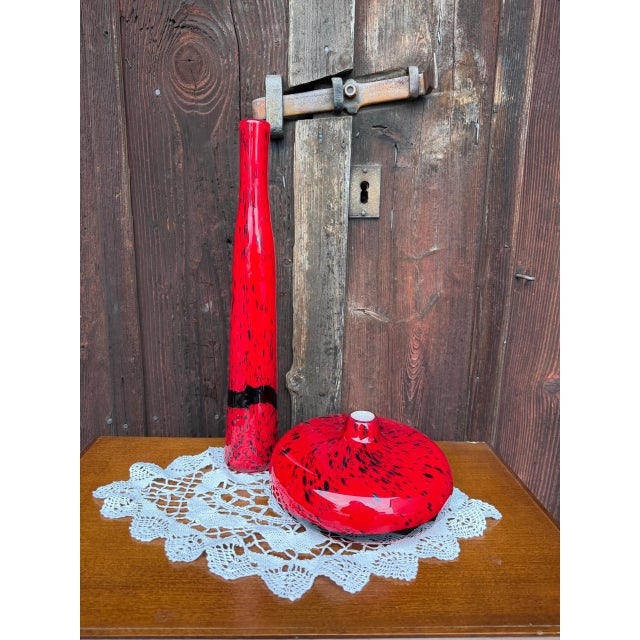 Vintage Murano Glass Vases, 1970s, Set of 2 For Sale - Image 17 of 18