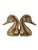 Gold Vintage Duck-Shaped Bookends in Brass, 1970s, Set of 2 For Sale - Image 8 of 8