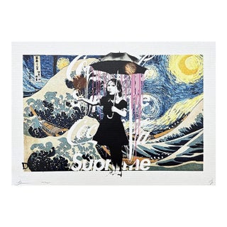 Death Nyc - Hokusai and Banksy Nola - Limited Edition With Certificate For Sale