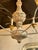 Mid 20th Century Italian Wood and Iron Silver Leaf Chandelier For Sale - Image 4 of 6