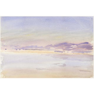 Sunset at Sea by John Singer Sargent, Vintage Art Print, 60" X 40" For Sale