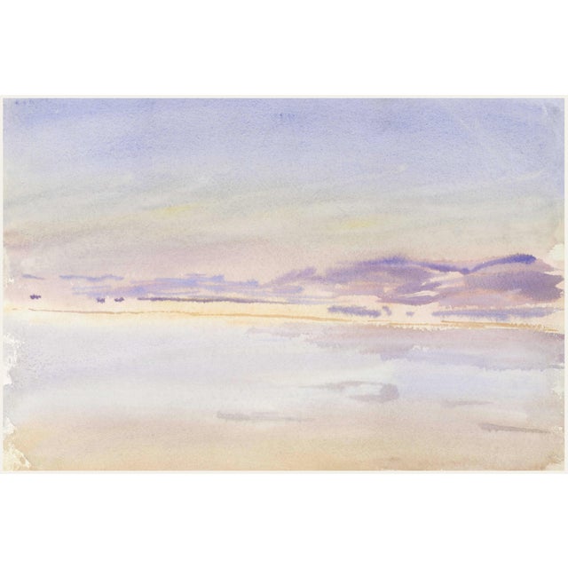 Sunset at Sea by John Singer Sargent, Vintage Art Print, 60" X 40" For Sale
