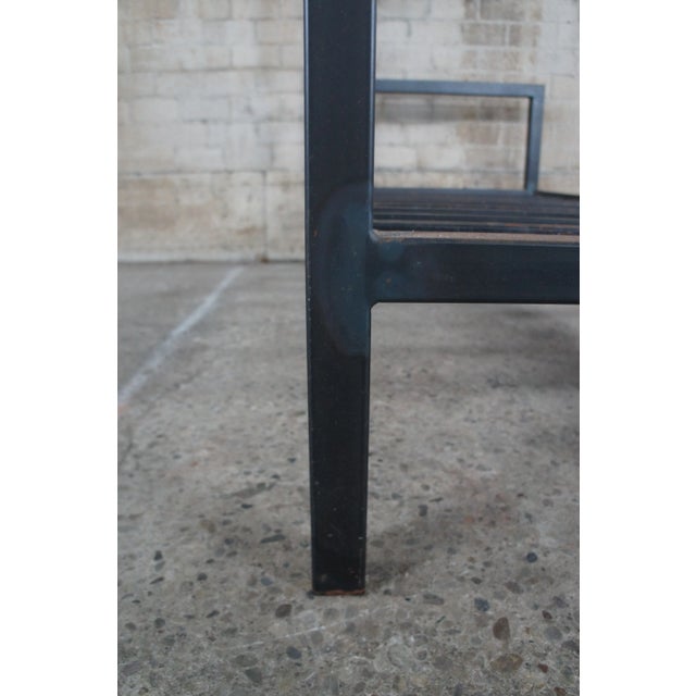Late 20th Century Industrial Rustic Vintage Steel Modern Minimalist Twin Size Bed Daybed For Sale - Image 11 of 13