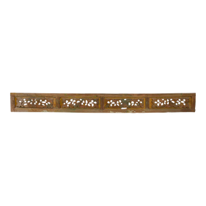 Antique Carved Wood Foliage Fragment