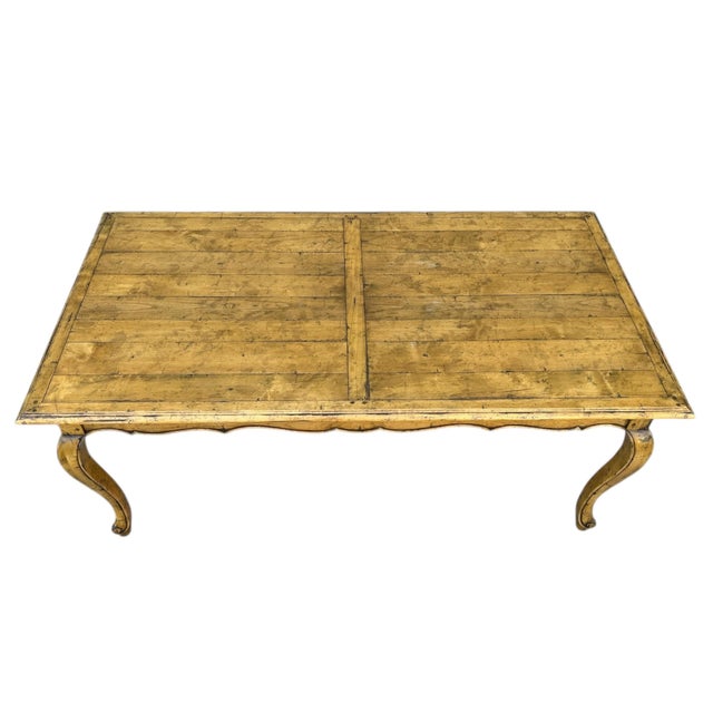 Mid 20th Century French Country Dining Set With Table and Eight Chairs For Sale In Tampa - Image 6 of 12