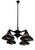 Art Nouveau Billiard Chandelier For Sale