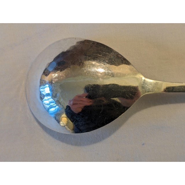 Early 20th Century Danish Sterling Silver Sugar Preserve Spoon, Monogram For Sale In Washington DC - Image 6 of 10