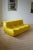 Yellow Yellow Microfiber Togo Lounge Chair, Pouf and 3-Seat Sofa by Michel Ducaroy for Ligne Roset, Set of 3 For Sale - Image 8 of 12
