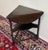 English Antique English Envelope Barley Twist Drop Leaf Side Table Carved Oak C. 1900 For Sale - Image 3 of 16