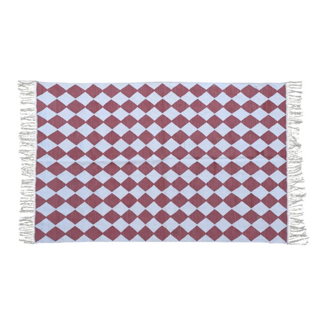 Aura Rug, 6x9, Red For Sale