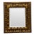 Small Vintage Carved Gilded Wood Mirror For Sale