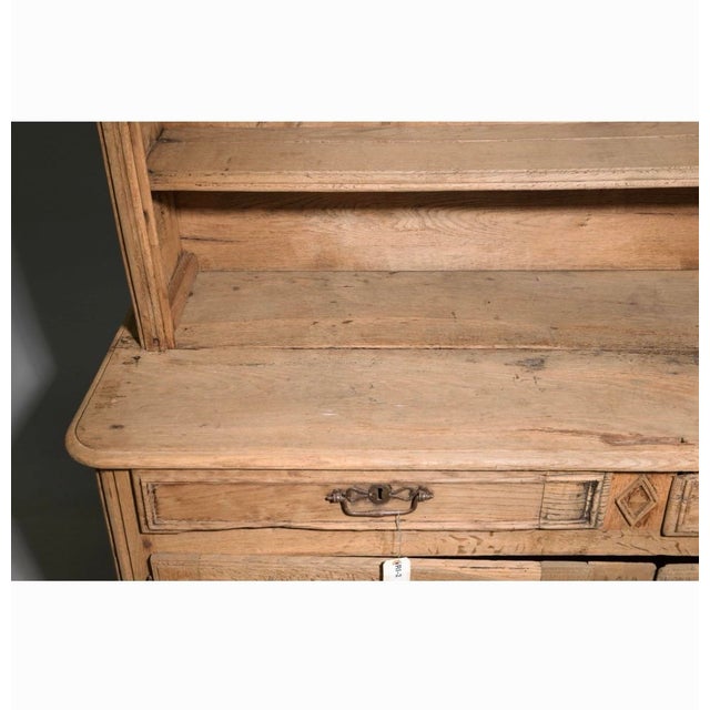 Wood 19th Century Louis XV Style Bleached Dresser / Buffet For Sale - Image 7 of 12