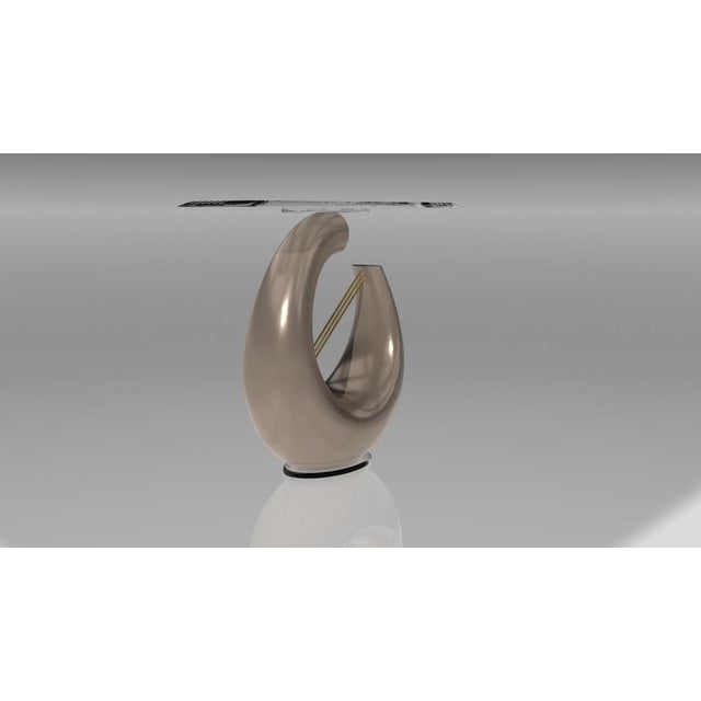 Ebe Light Oyster Console Table from Eje-Design For Sale - Image 4 of 10