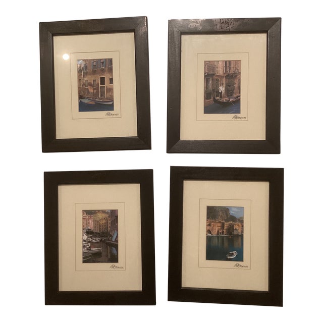 Martin Robert’s Set of 4 Prints in the Series “boats” For Sale