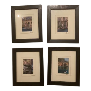 Martin Robert’s Set of 4 Prints in the Series “boats”