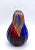 Late 20th Century 20th Century Murano Italian Red and Blue Glass Pear Fruit Paperweight For Sale - Image 5 of 9