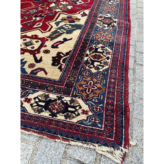 Mid-Century Azerbaijan Rug, 1950s For Sale - Image 11 of 18