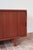 Wood Teak Sideboard with Sliding Doors and Black Vinyl Top, 1970s For Sale - Image 7 of 18