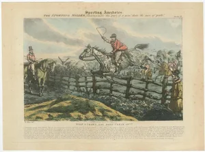 Henry Alken, Half a Crown, You Don't Clear It!, 1832, Print