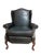 Experience the timeless elegance of the Pennsylvania House Motion leather Queen Anne Style Reclining Nailhead Armchair....