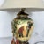 1980s Asian Hand Painted Tropical Elephant Table Lamp With Shade For Sale - Image 4 of 7