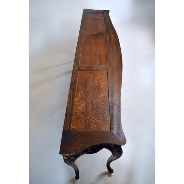 Monumental Louis XV Style Console Table, Portoro Marble Top, 1920s For Sale - Image 14 of 18