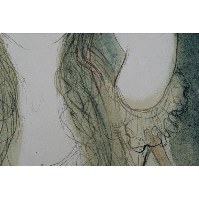 Bernard Charoy, Portrait de Sophie au ruban, Lithograph For Sale - Image 5 of 9
