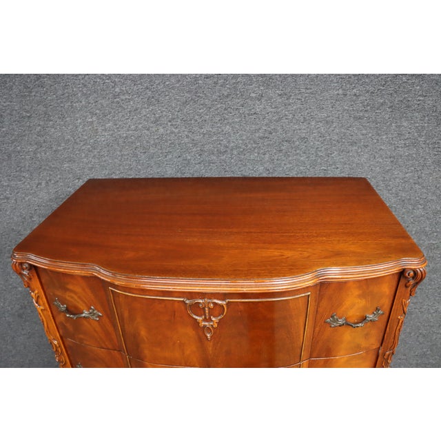 Brown Mahogany Chippendale Style Claw and Ball Gentleman’s Chest For Sale - Image 8 of 11