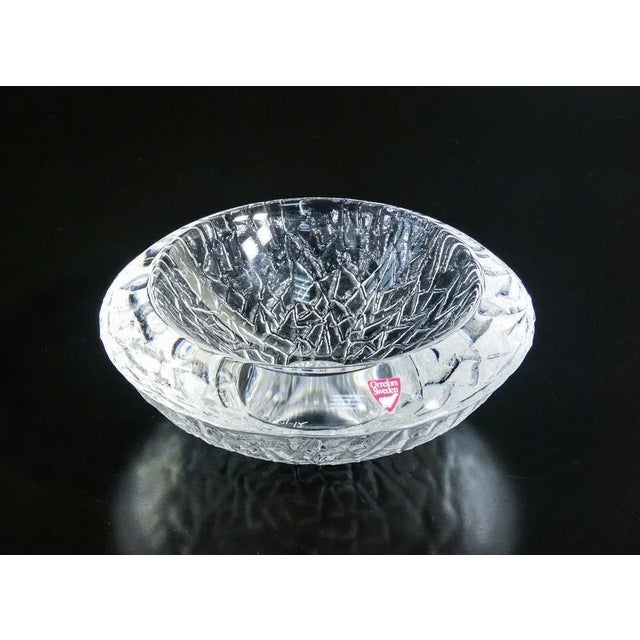 Crystal Vase from Orrefors, Sweden For Sale - Image 9 of 9