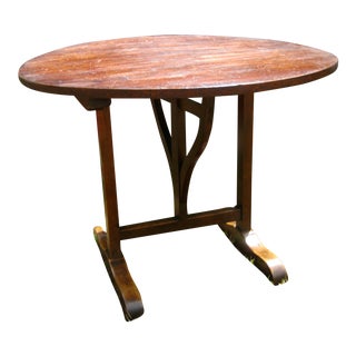 French Country Wine Tasting Table, 19th Century For Sale