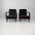 Mid-Century Modern Mid-Century Modern Italian Chairs in Velvet, 1940s, Set of 2 For Sale - Image 3 of 18