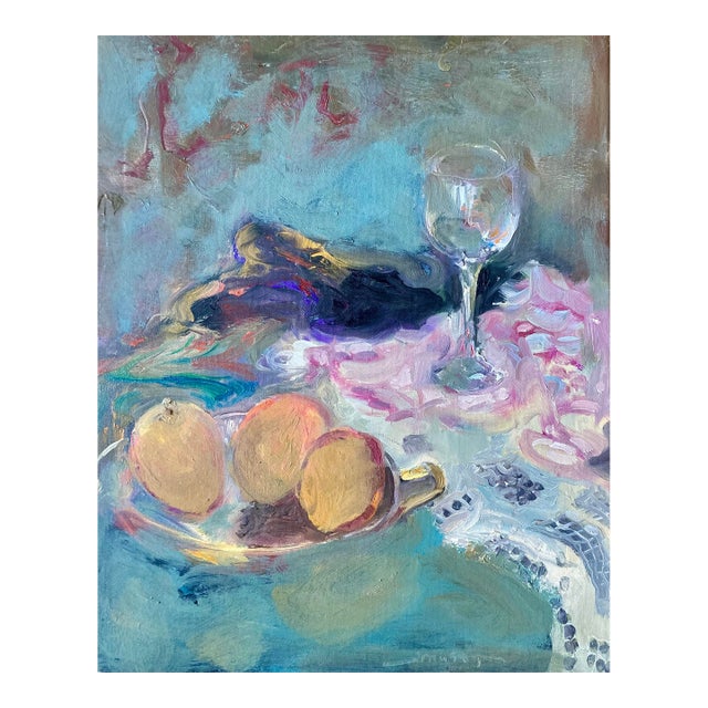 Murat Kaboulov Still Life With Wine Glass For Sale