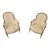 Early 20th Century Louis XVI–style Bergère Armchairs- Pair For Sale