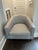 This 1970s-inspired Restoration Hardware Reginald Chair is upholstered in an Italian gray/fog weave. It is supported by a...