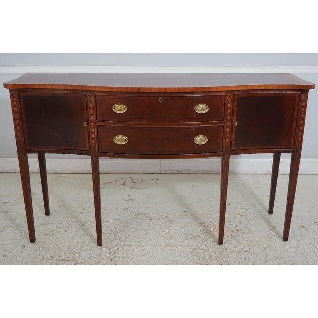 Age: C.1997 Details: Finish no.252 Mahogany Dovetailed Drawer Construction High Quality Construction Nice Inlay Work...