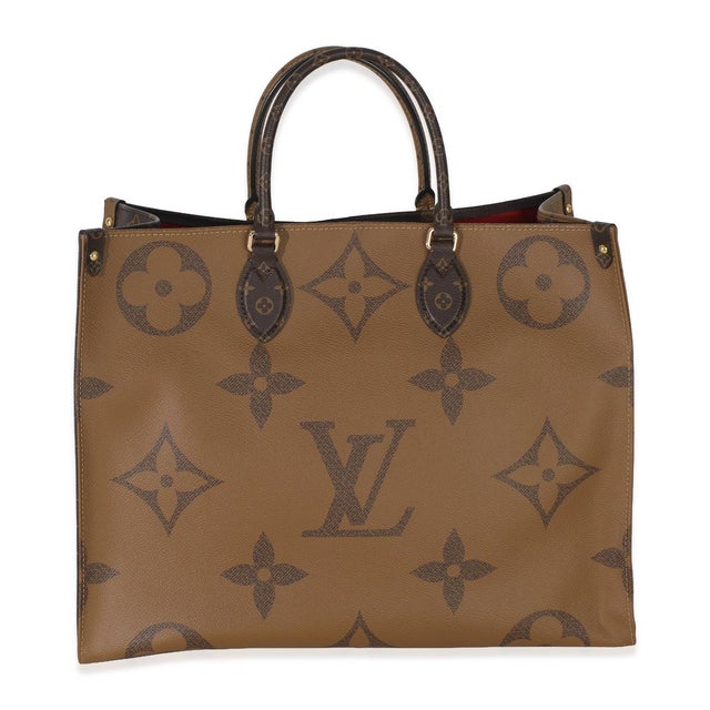 Louis Vuitton Reverse Monogram Canvas Onthego GM For Sale - Image 4 of 9