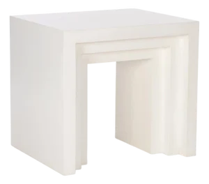 Maitland-Smith Aries End Table Coconut