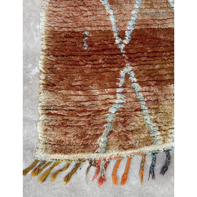 Ombré Berber Wool Runner Rug - 9.8 X 3.2 Ft For Sale - Image 4 of 8