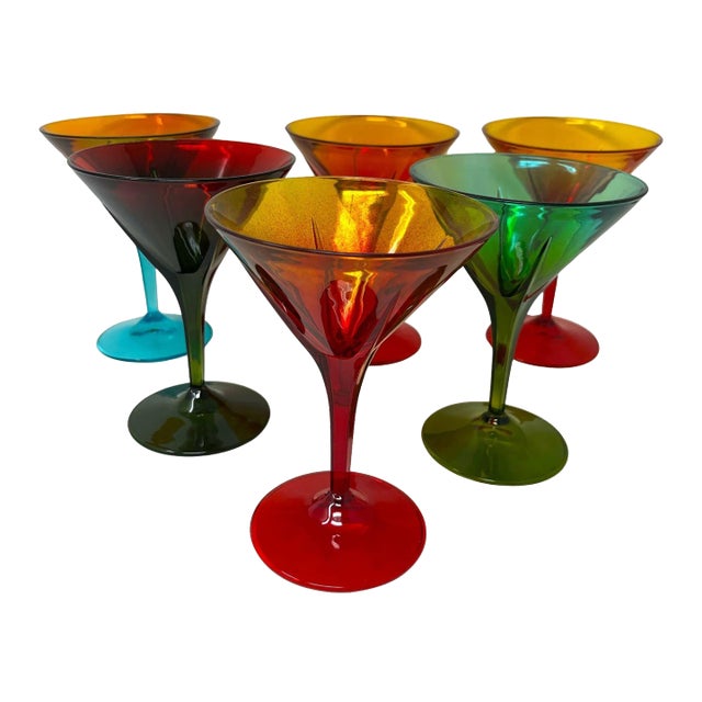 Martini Glasses From Venice For Sale