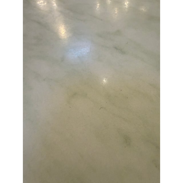 White Stratifié Moule Dining Table For Sale - Image 8 of 12