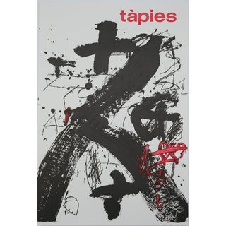 Antoni Tapies, Composition abstraite, Lithograph For Sale