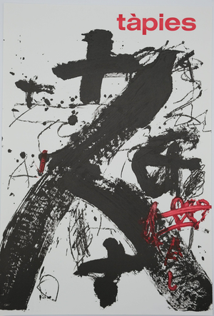 Antoni Tapies, Composition abstraite, Lithograph