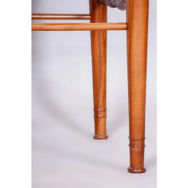 Biedermeier Armchair in Cherrywood and Ebony, Vienna, Austria, 1820s For Sale - Image 5 of 12