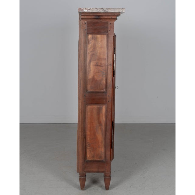 Brown 19th Century French Louis XVI Style Bibliotheque For Sale - Image 8 of 10